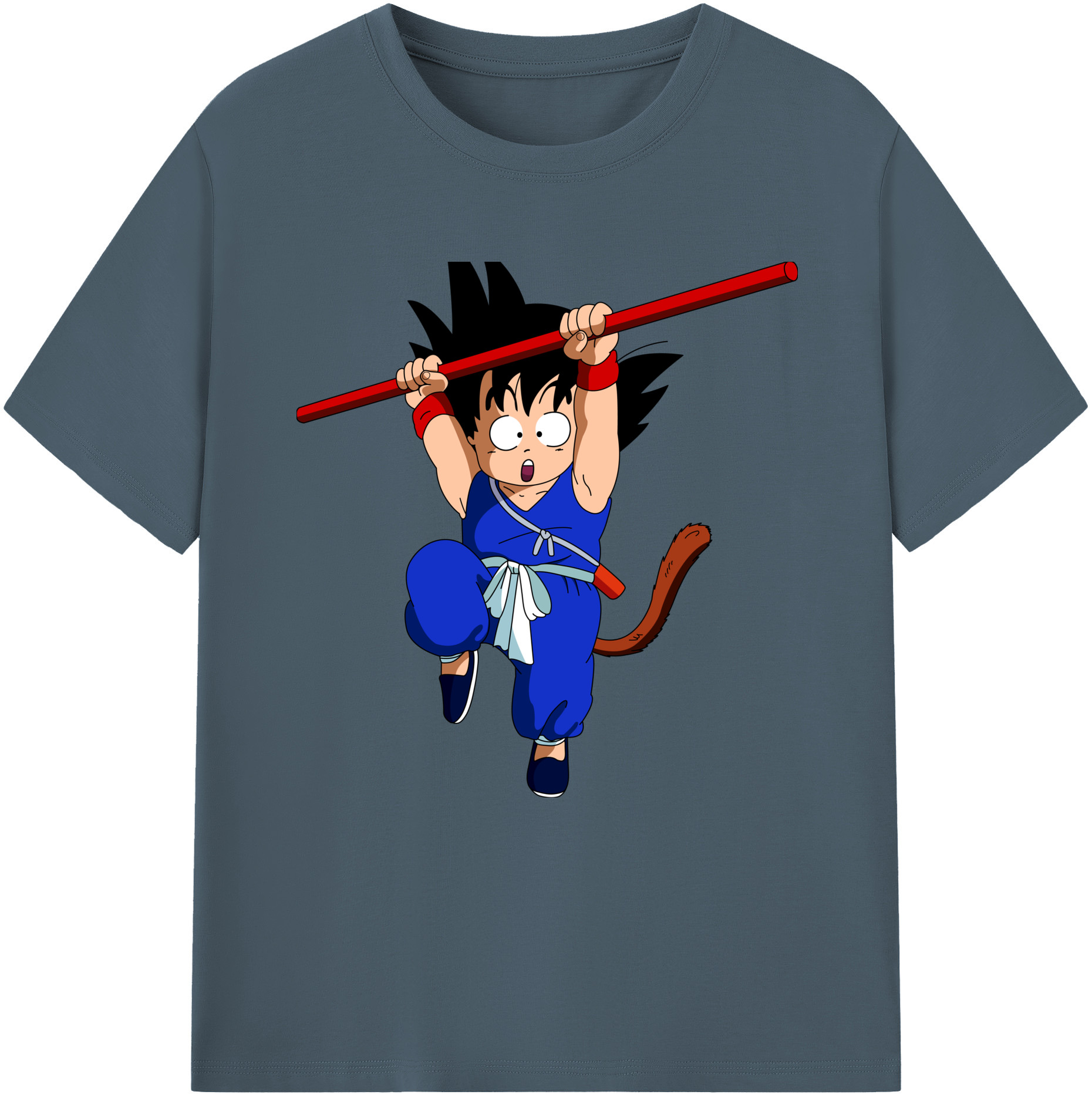 （画像用） ドラゴンボール 孫悟空（そん ごくう）Son Goku カカロット DRAGON BALL Kakarotto 綿100％半袖Tシャツ（フロントプリント）
